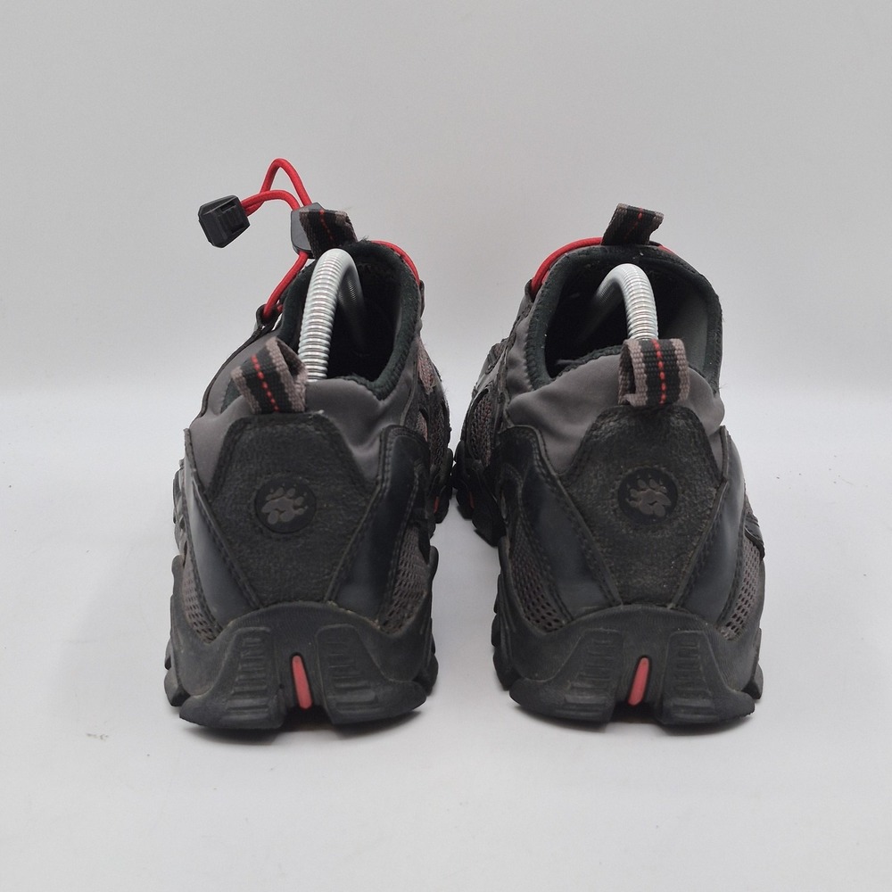 Wolverine Shoes Mens Size 10 Black Gray Red Mesh Quick Lace Vibram Trail Hiking - Picture 7 of 15